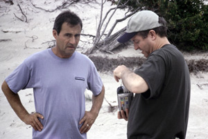 Producer Michael Allder and director Peter Lynch